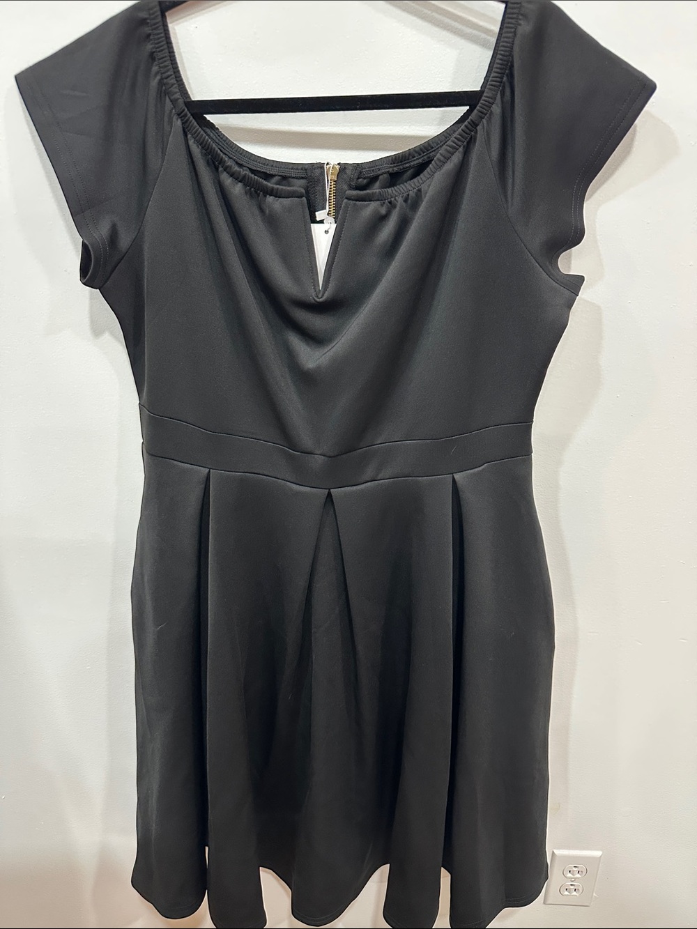 Classic Black Women’s Fit-and-Flare Dress